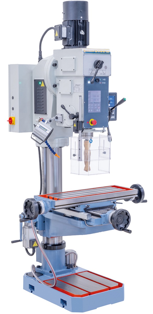 Getriebe-Säulenbohrmaschine GB 55 SK NC Vario mit Kreuztisch *