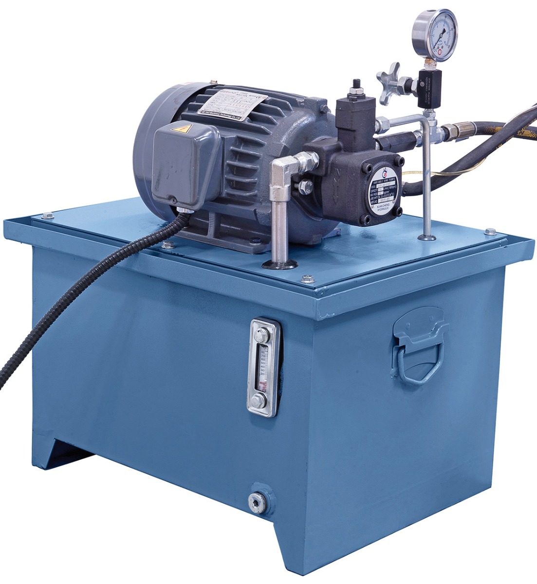 Separate Hydraulikeinheit 
vermeidet Vibrationen und 
thermische Belastung
