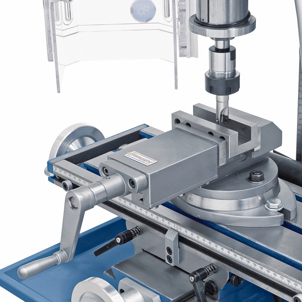 Bohr- und Fräsmaschine KF 18 Top inkl. 3-Achs Digitalanzeige DT 40