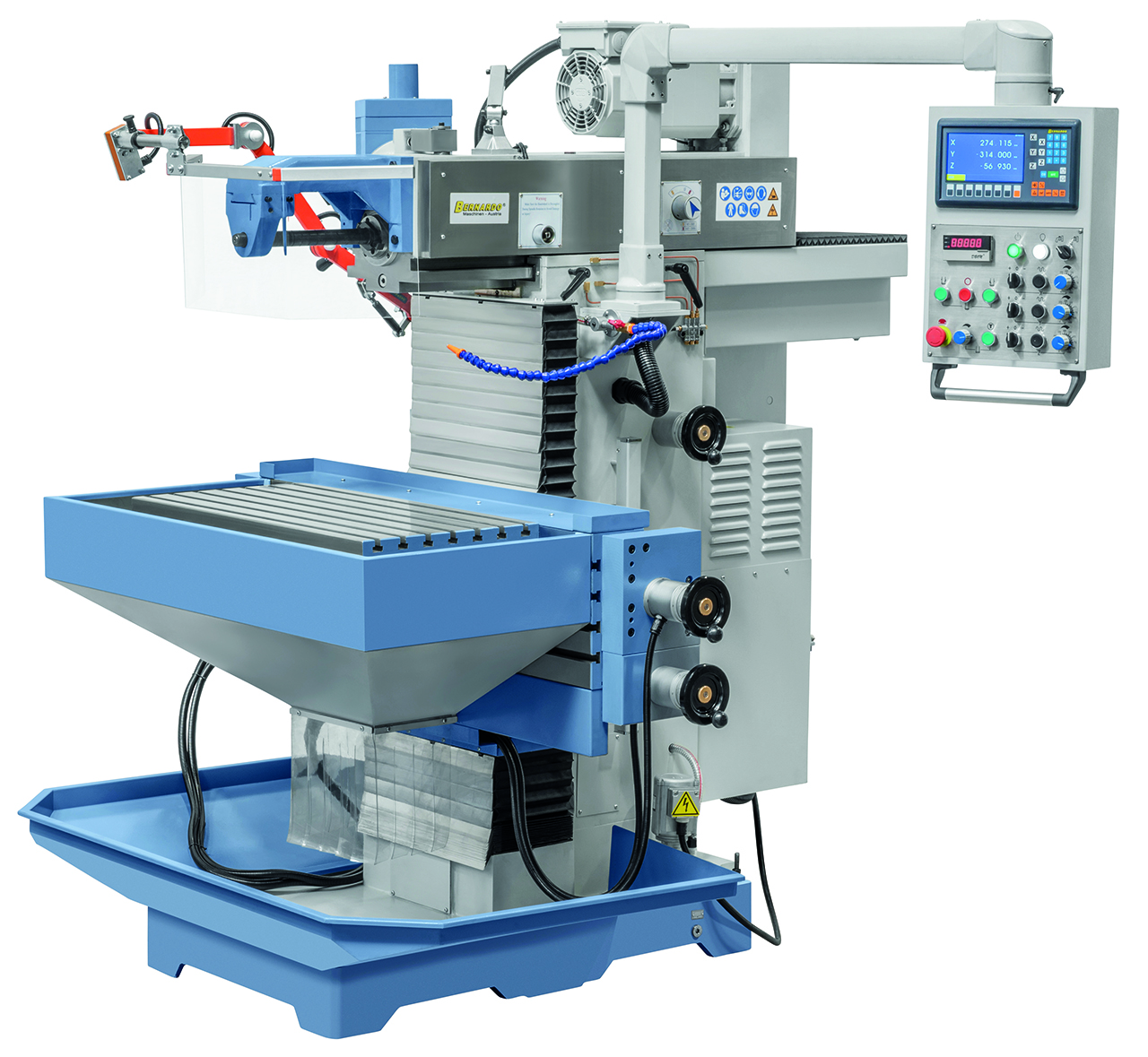 Universal-Werkzeugfräsmaschine WFM 850 Servo inkl. 3-Achs-Digitalanzeige ES-12 H **