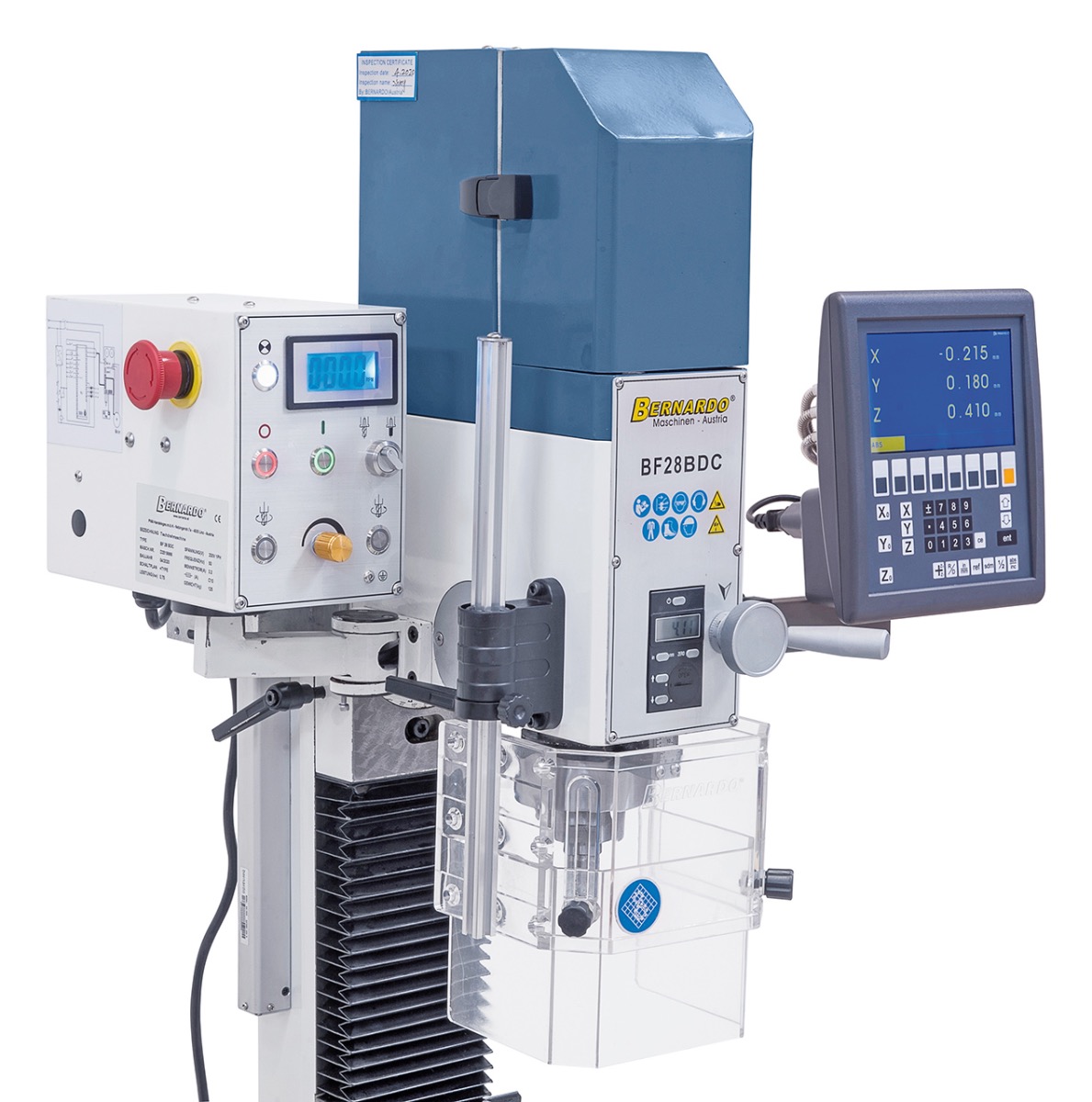 Bohr- und Fräsmaschine BF 28 BDC inkl. 3-Achs-Digitalanzeige ES-12 V