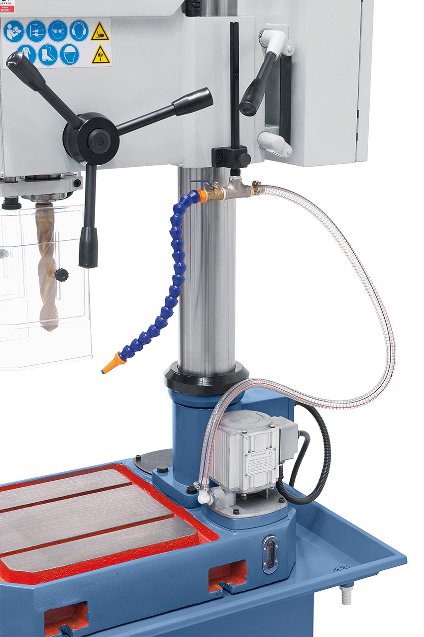 Getriebe-Tischbohrmaschine GB 30 T mit Kühlmitteleinrichtung