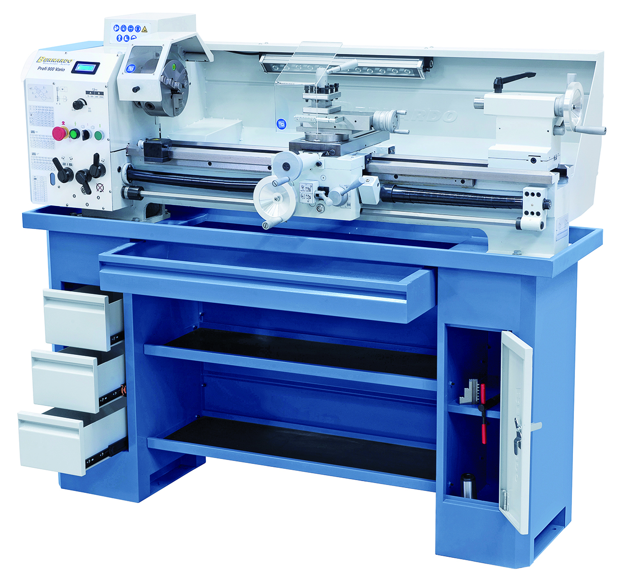 Leit- und Zugspindeldrehmaschine Profi 900 Vario / 230 V