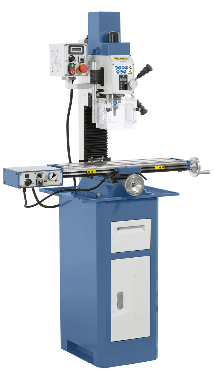 Bohr- und Fräsmaschine KF 25 PRO mit Vorschub