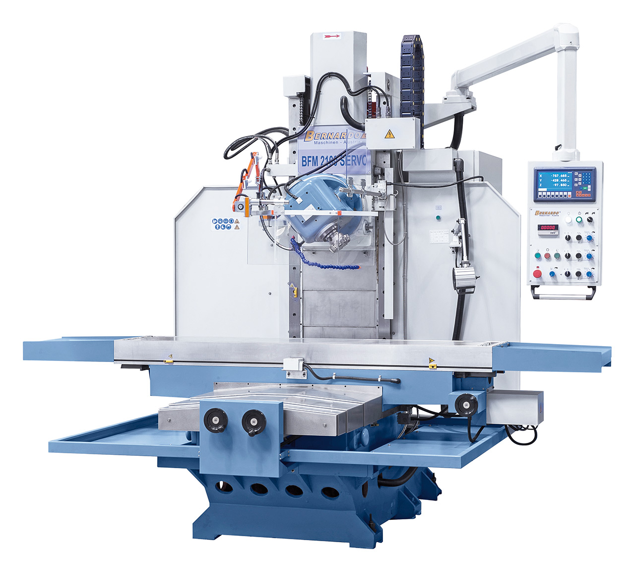 Bettfräsmaschine BFM 2100 Servo inkl. 3-Achs-Digitalanzeige ES-12 H **