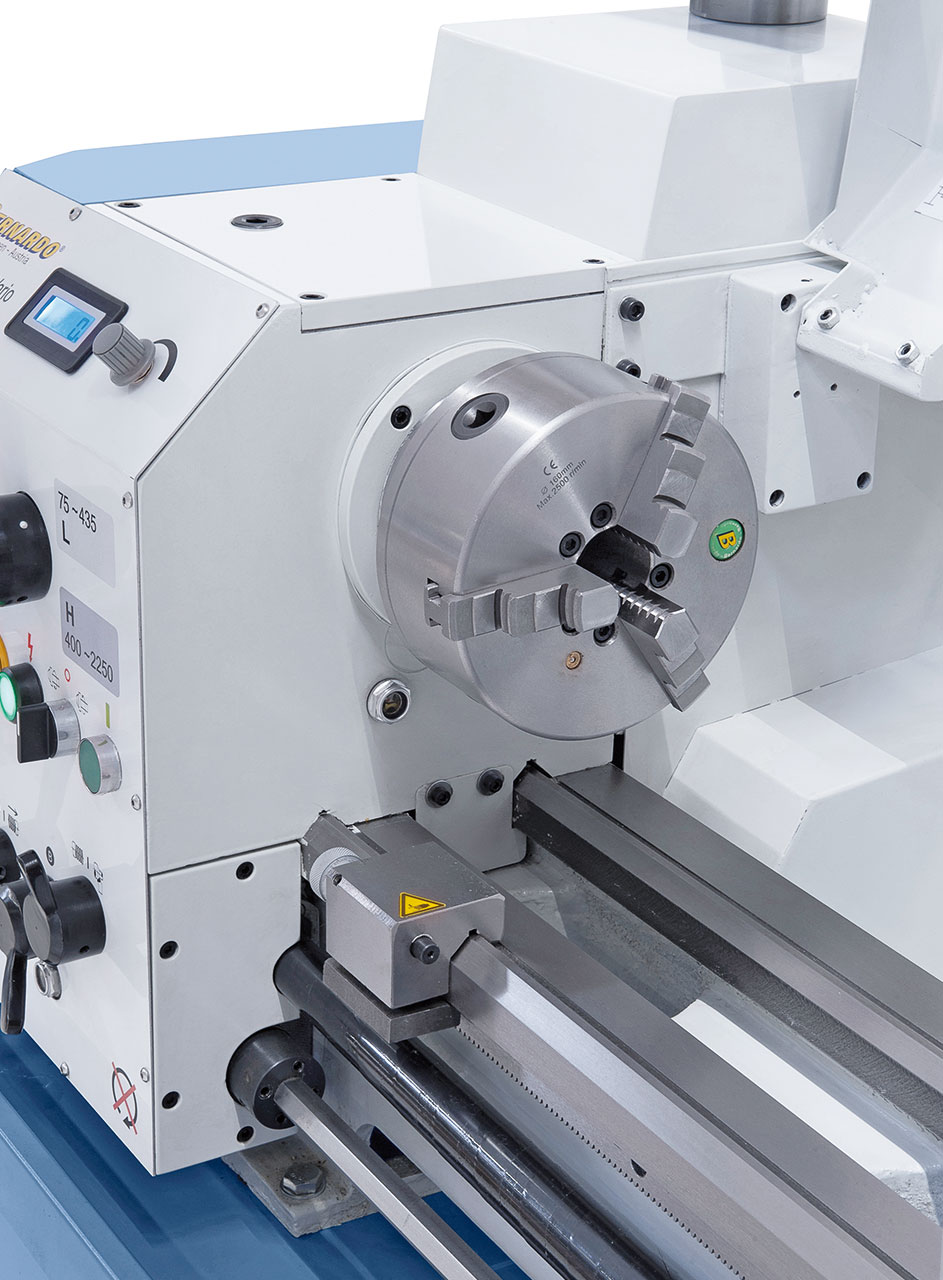 Leit- und Zugspindeldrehmaschine Profi 880 G Vario / 230 V inkl. 2-Achs-Digitalanzeige ES-12 V