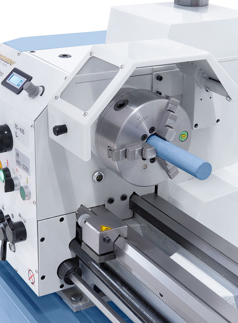 Leit- und Zugspindeldrehmaschine Profi 880 G Vario / 230 V inkl. 2-Achs-Digitalanzeige ES-12 V