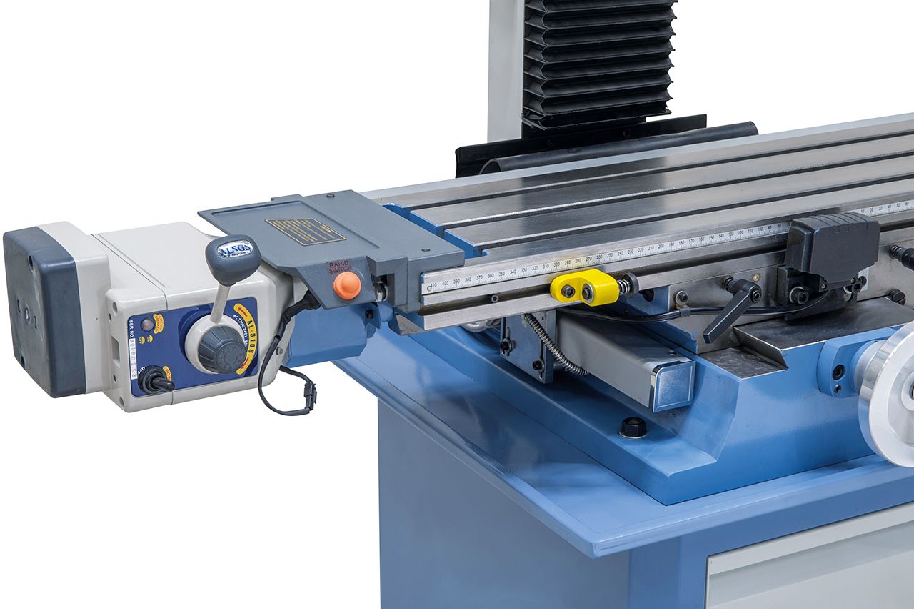 Bohr- und Fräsmaschine BF 30 N Super mit Vorschub inkl. 3-Achs-Digitalanzeige ES-12 V