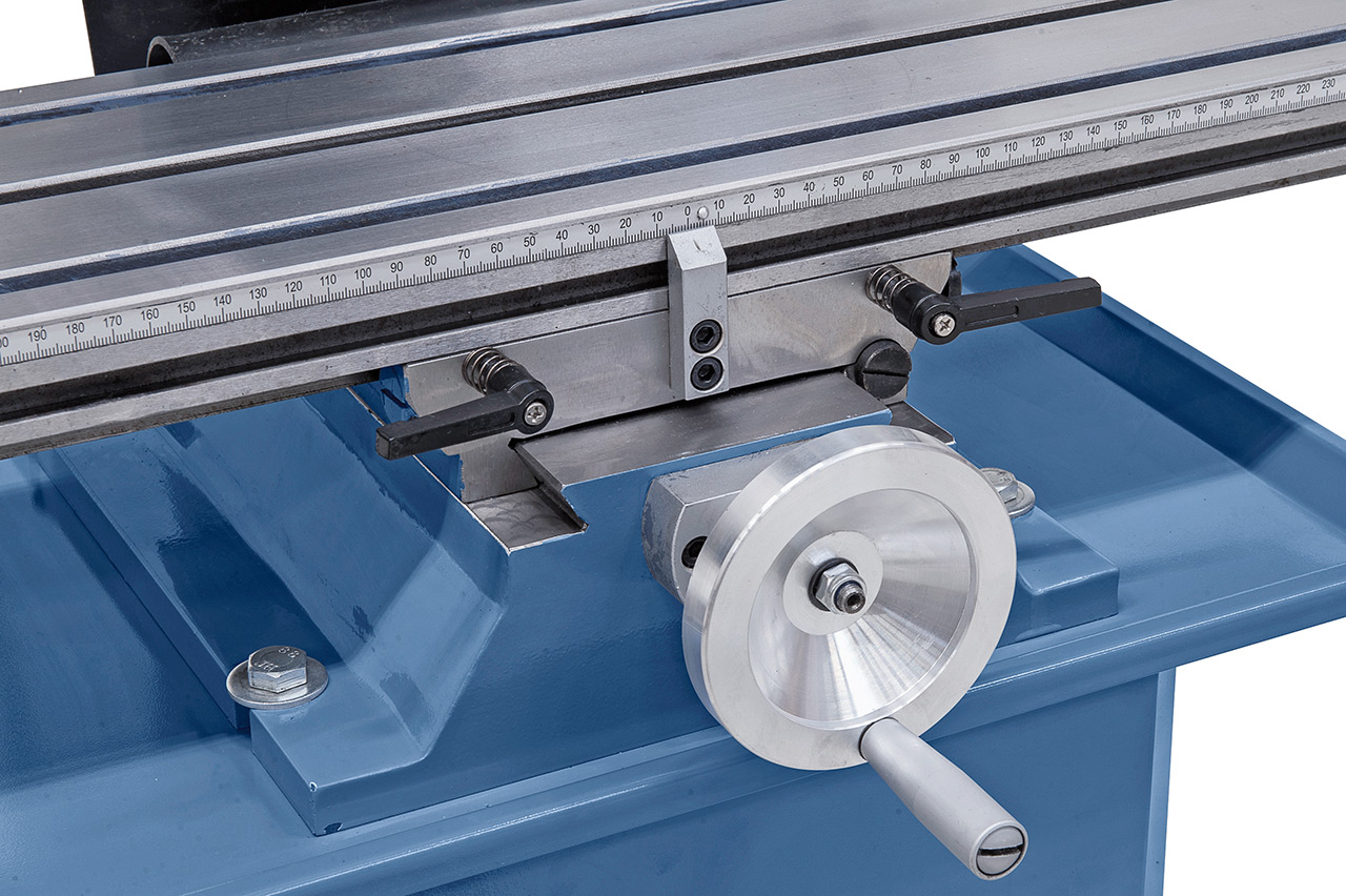 Bohr- und Fräsmaschine KF 28 Top mit Vorschub inkl. 3-Achs Digitalanzeige ES-12 V