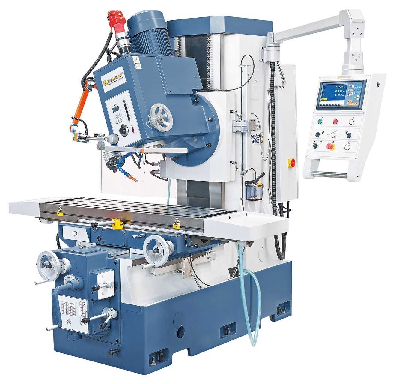 Bettfräsmaschine BFM 200 inkl. 3-Achs-Digitalanzeige ES-12 H u. pneum. WK-Klemmung **