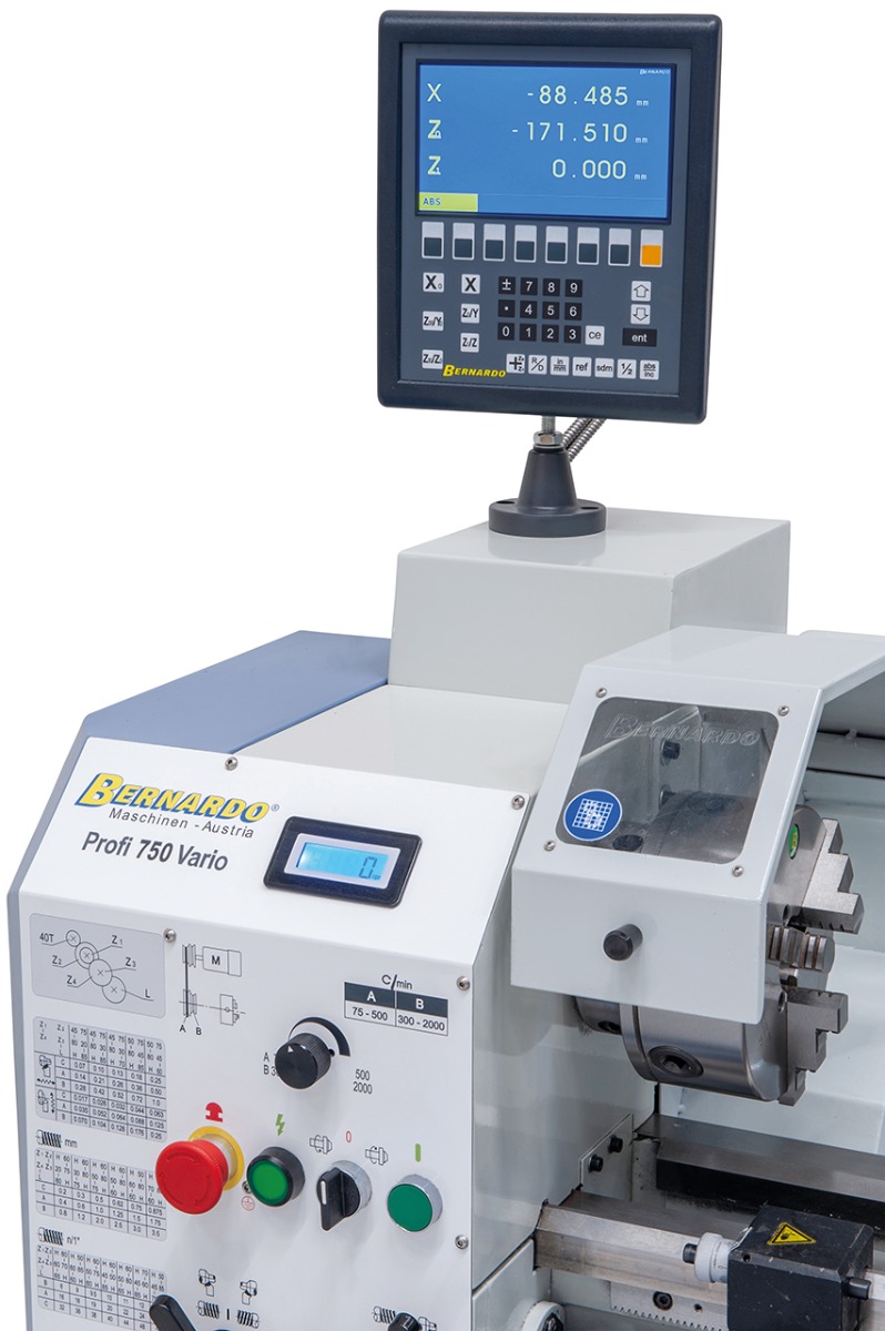 Profi 750 Vario / 400 V inkl. 2-Achs-Digitalanzeige ES-12 V