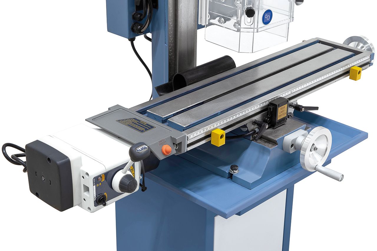 Bohr- und Fräsmaschine KF 26 L Top mit Vorschub