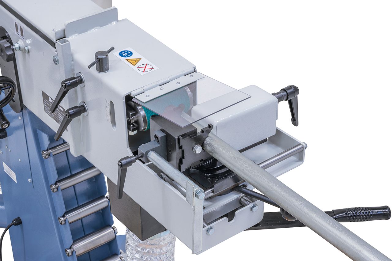 Rohr- und Profilendenschleifmaschine mit Absaugung KBR 100 x 2000 DC-2