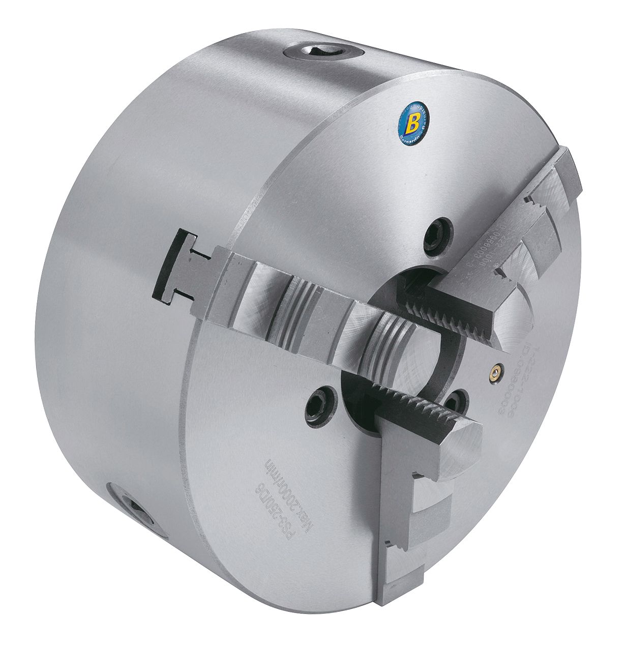 Bernardo Standard-3-Backenfutter PS3-D, DIN 55029, PS3-250/D8, Gussausführung
