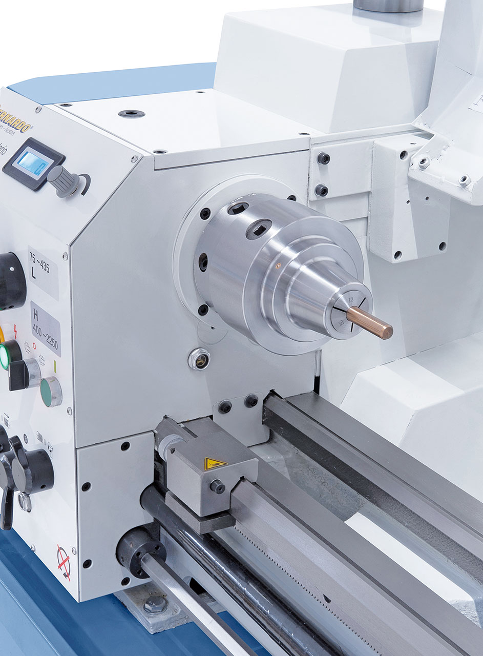 Leit- und Zugspindeldrehmaschine Profi 880 G Vario / 230 V inkl. 2-Achs-Digitalanzeige ES-12 V