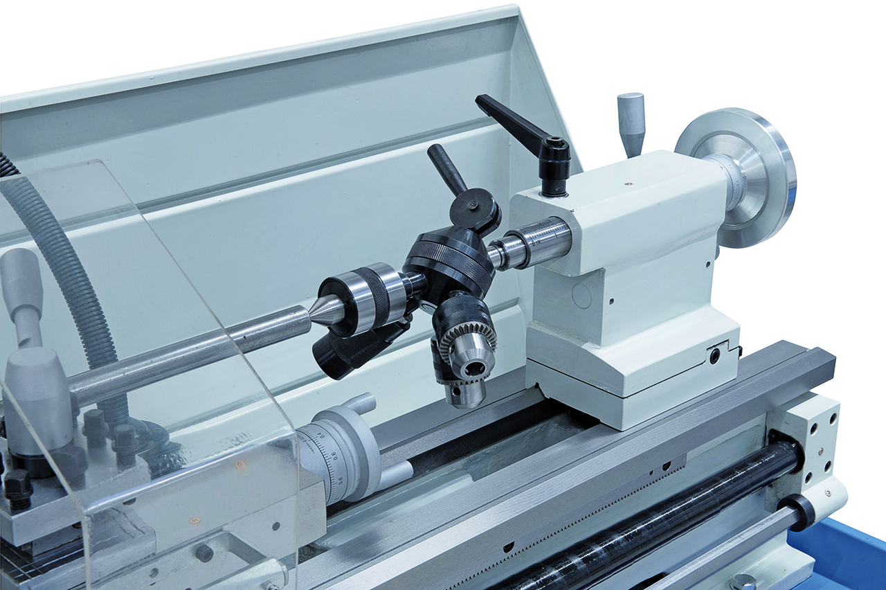 Leit- und Zugspindeldrehmaschine Profi 900 Vario / 230 V inkl. 2-Achs-Digitalanzeige ES-12 V