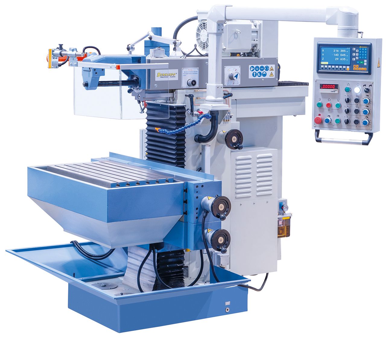 Universal-Werkzeugfräsmaschine WFM 800 Servo inkl. 3-Achs-Digitalanzeige ES-12 H **