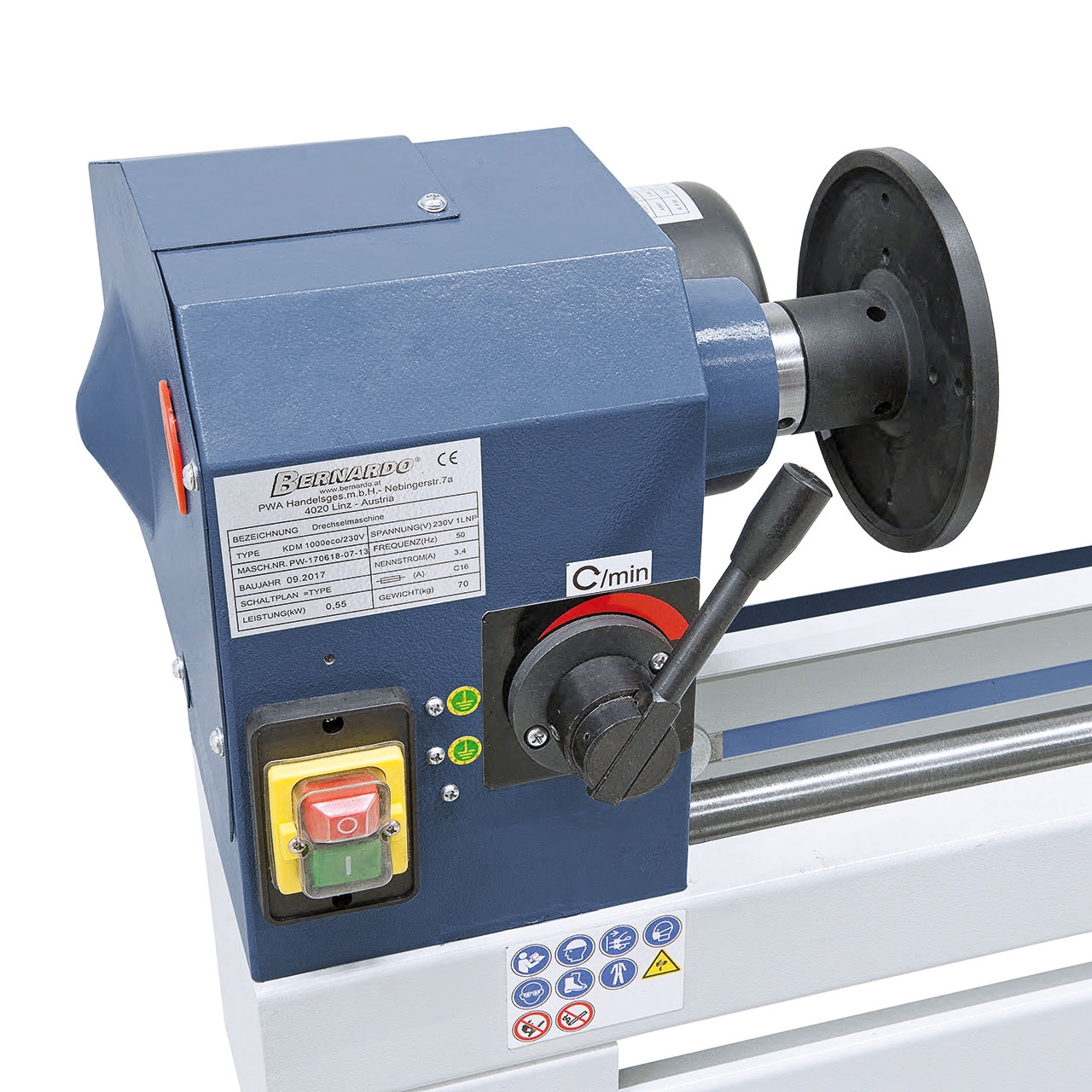 Drechselmaschine KDM 1000 eco / 400 V mit Kopiereinrichtung