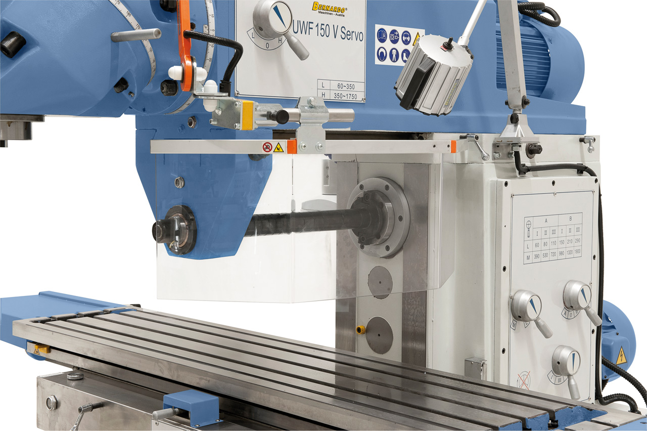 Universalfräsmaschine UWF 150 V Servo inkl. 3-Achs-Digitalanzeige ES-12 H *