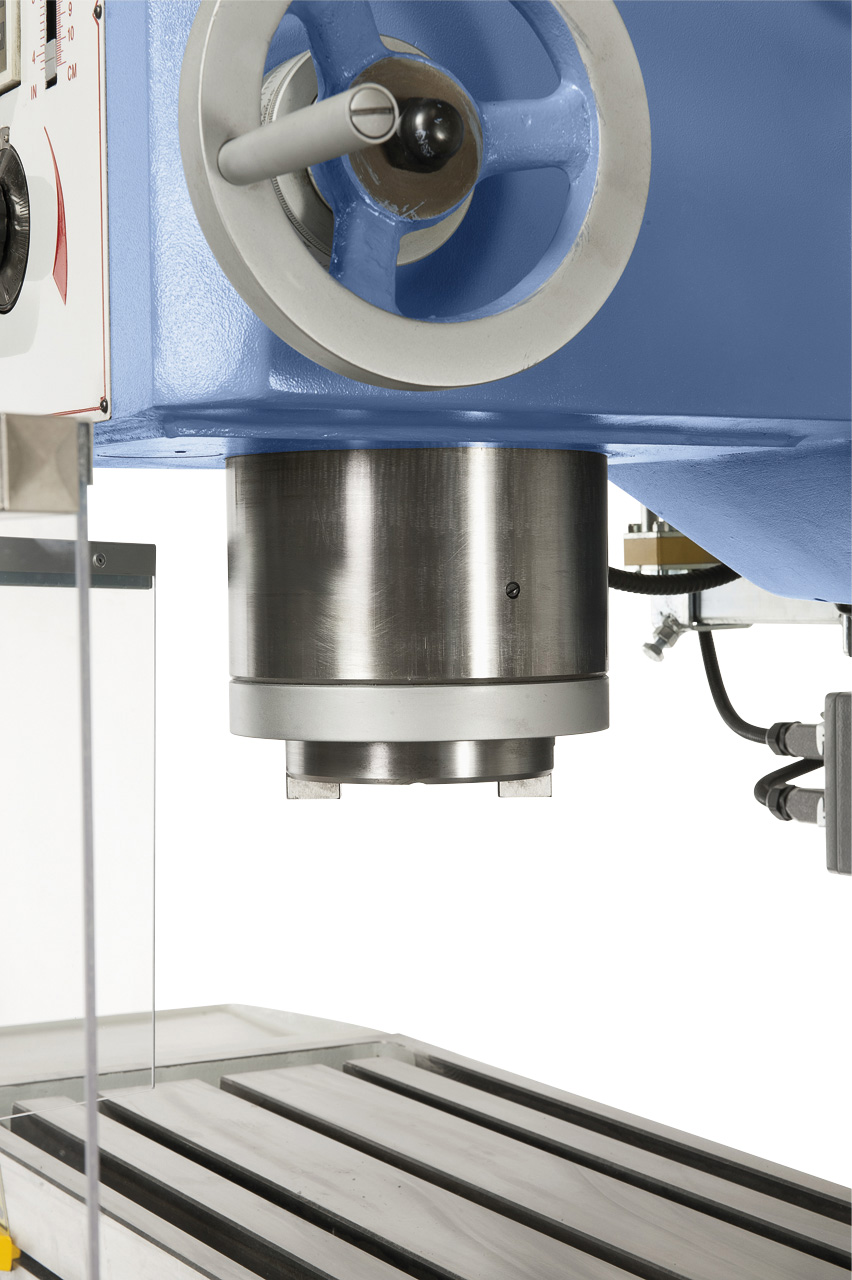 Bettfräsmaschine BFM 200 inkl. 3-Achs-Digitalanzeige ES-12 H u. pneum. WK-Klemmung **