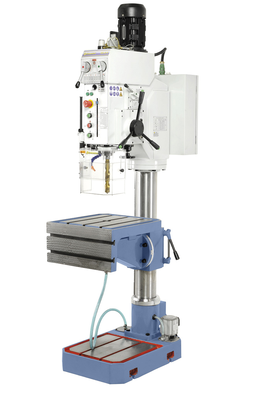 Getriebe-Säulenbohrmaschine GB 40 N mit Winkeltisch *