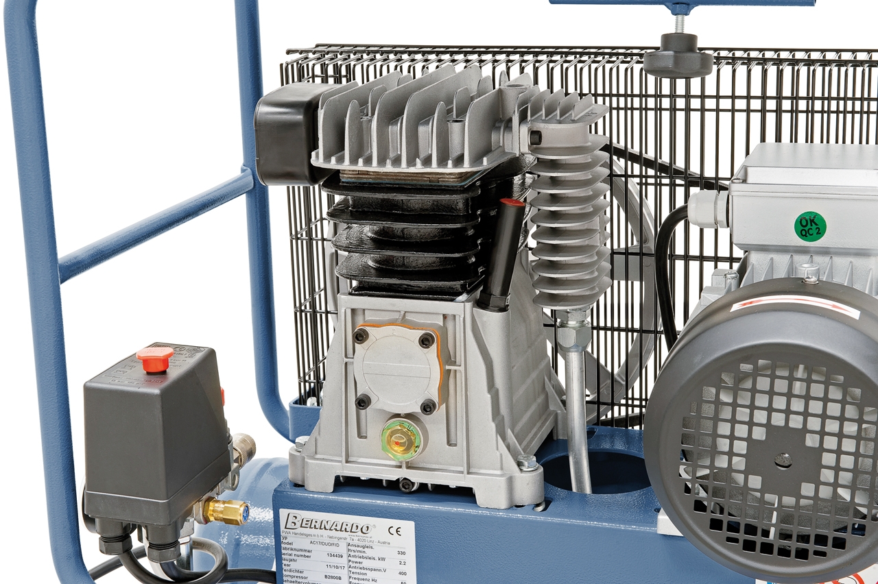 Montagekompressor fahrbar AC17/DUO/F/D