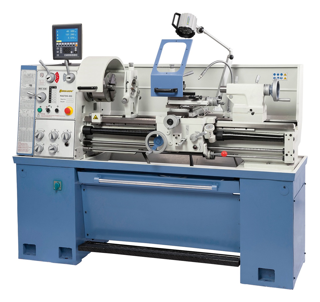 Universaldrehmaschine Master 400 x 1000 inkl. 3-Achs-Digitalanzeige