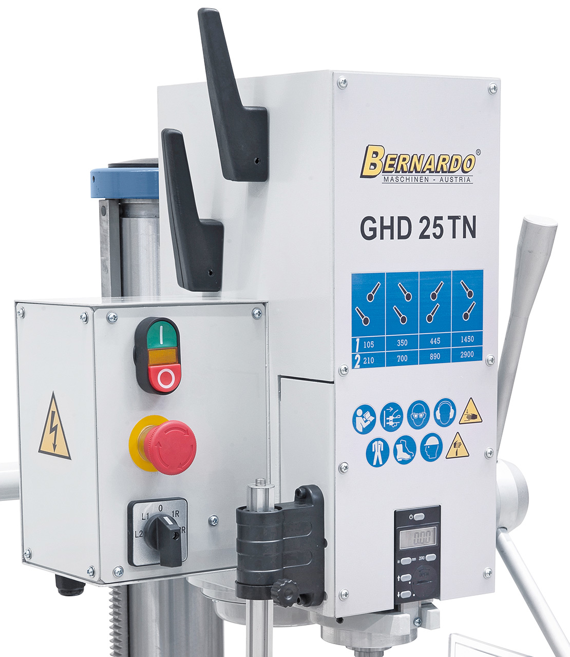 Getriebe-Tischbohrmaschine GHD 25 TN mit digitaler Tiefenanzeige