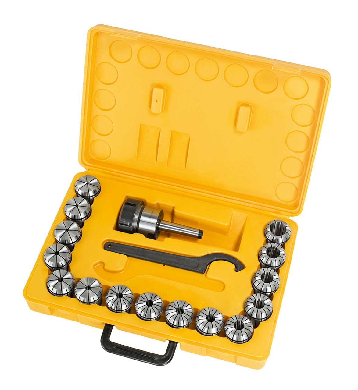 Fräser-Spannzangenfutter-Set ER 40, MK 2, 3 - 25 mm, 16-tlg.