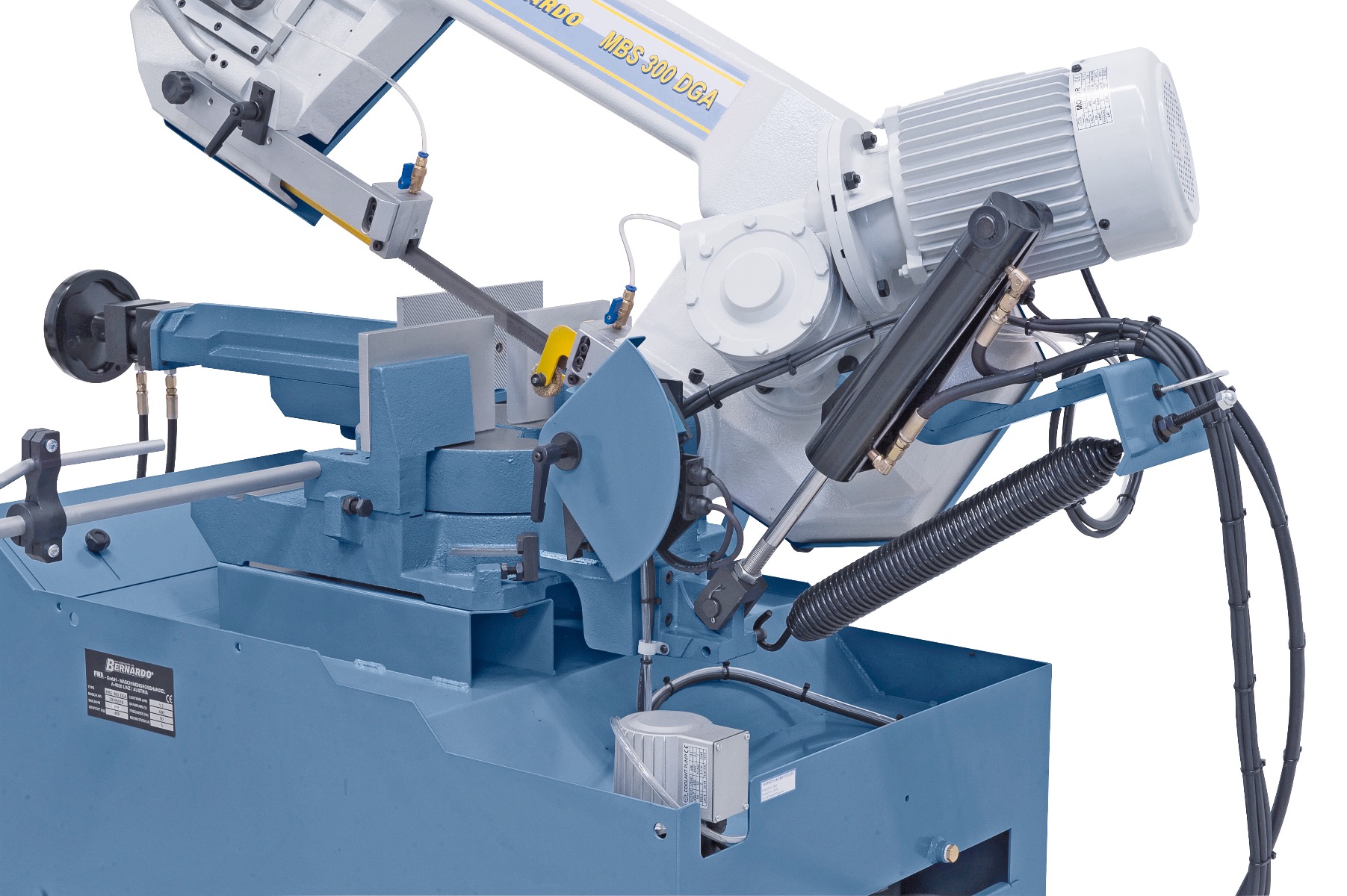 Halbautomatische Doppelgehrungsbandsäge MBS 300 DGA / 400 V