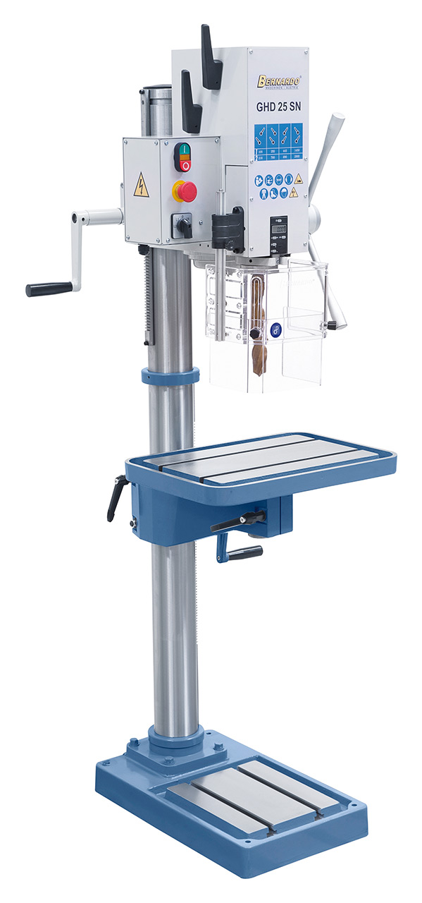 Getriebe-Säulenbohrmaschine GHD 25 SN mit digitaler Tiefenanzeige