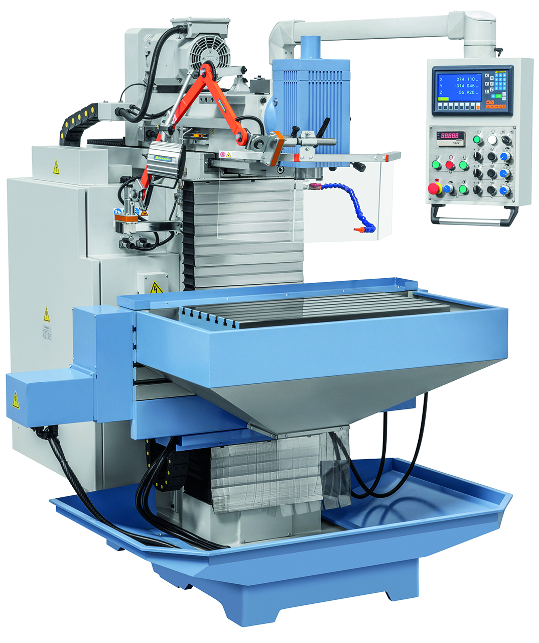 Universal-Werkzeugfräsmaschine WFM 850 Servo inkl. 3-Achs-Digitalanzeige ES-12 H **