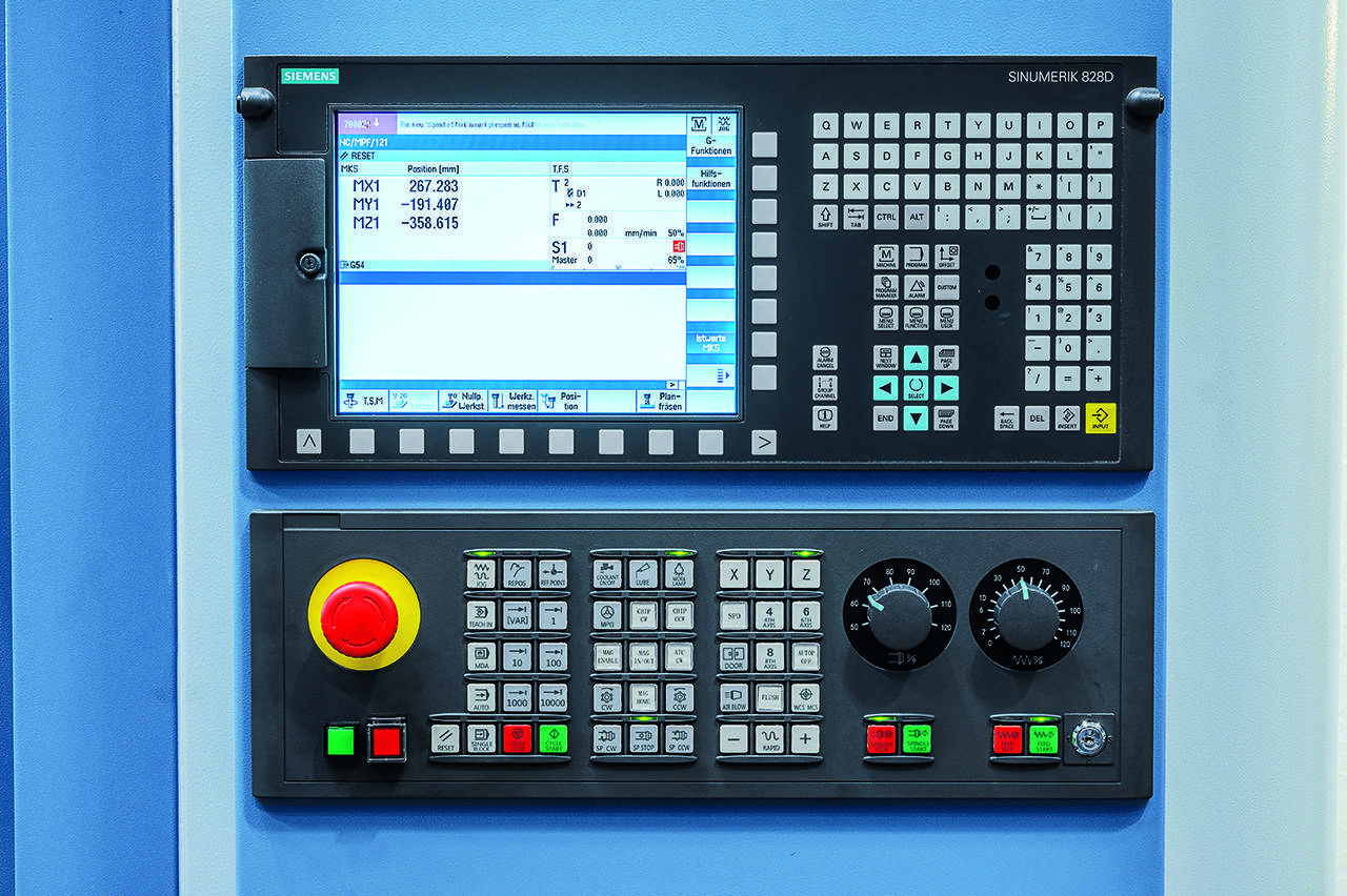 CNC-Vertikal-Bearbeitungszentrum VMC 1000 mit Siemens 828D