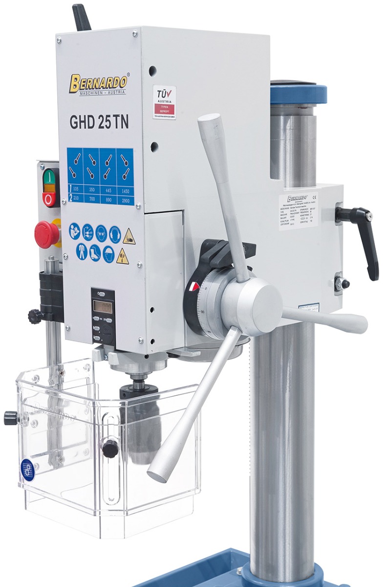 Getriebe-Tischbohrmaschine GHD 25 TN mit digitaler Tiefenanzeige
