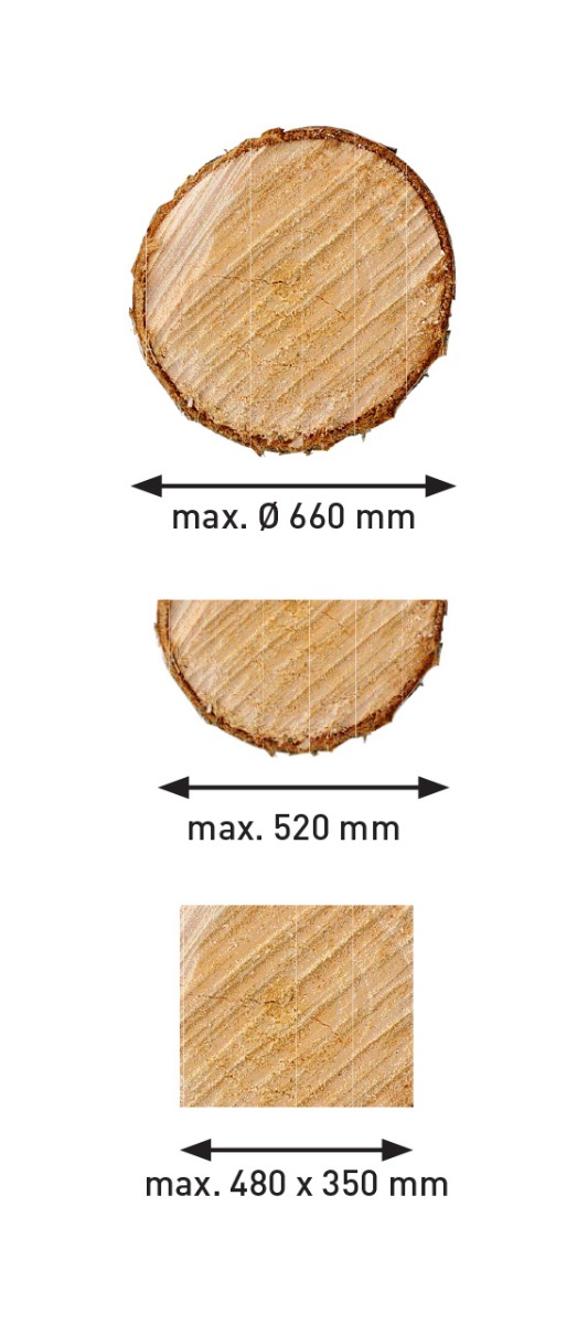 Blockbandsäge BBS 650 B mit Benzin-Motor *
