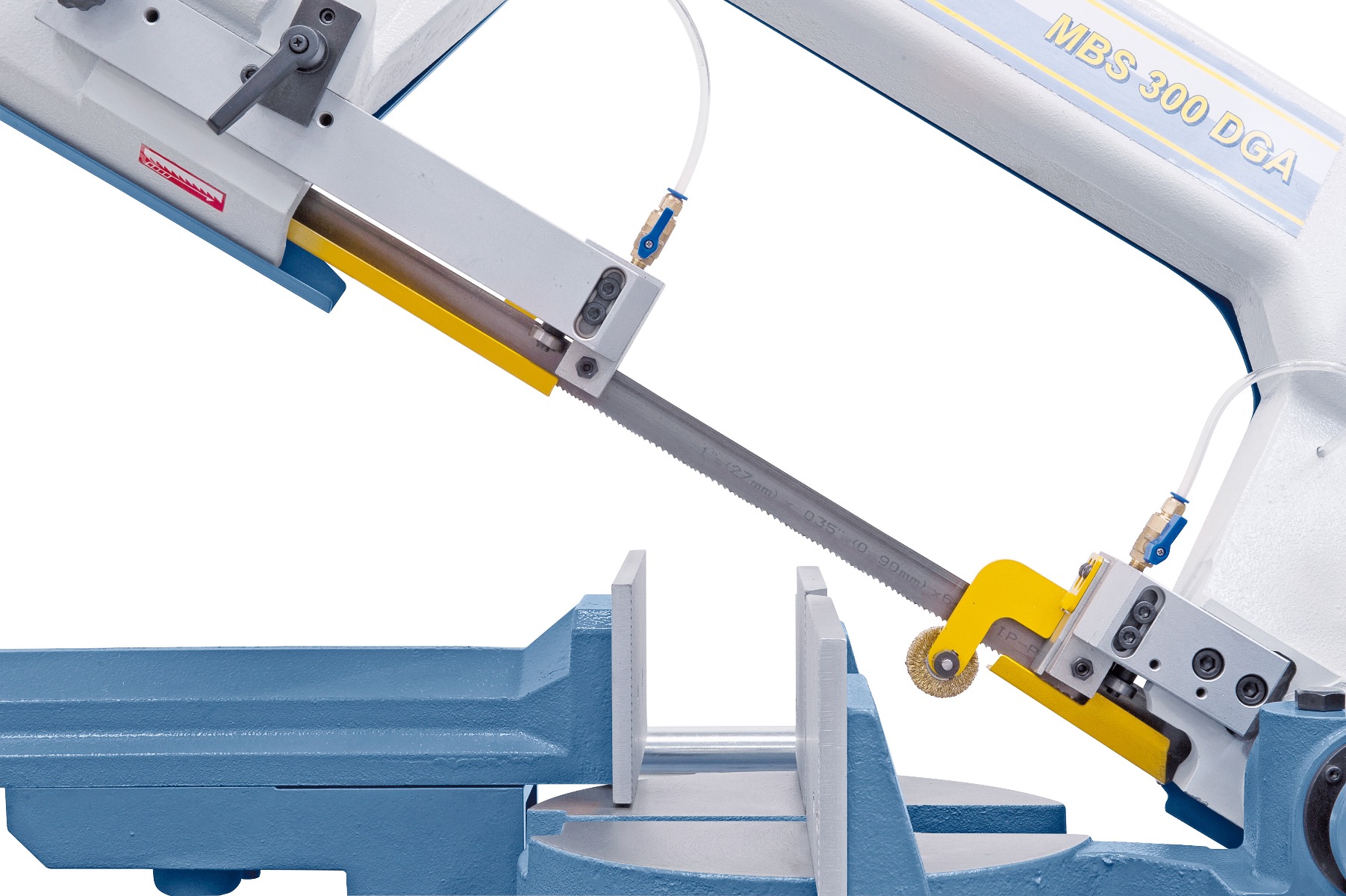 Halbautomatische Doppelgehrungsbandsäge MBS 300 DGA / 400 V