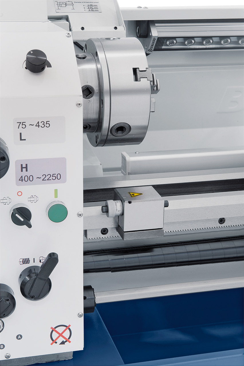 Leit- und Zugspindeldrehmaschine Profi 880 G Vario / 400 V inkl. 2-Achs-Digitalanzeige ES-12 V