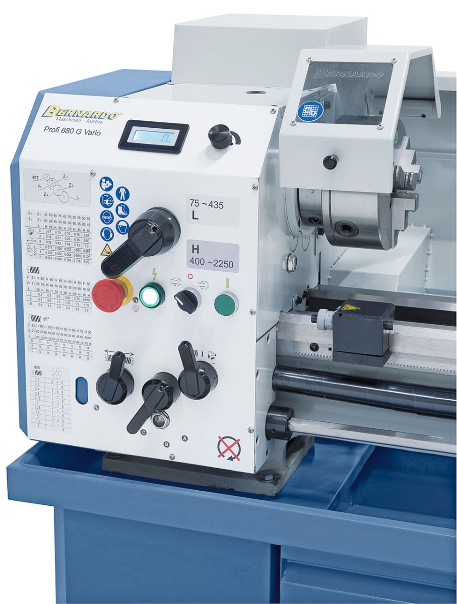 Leit- und Zugspindeldrehmaschine Profi 880 G Vario / 230 V